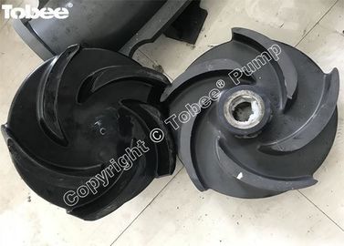 China Rubber Slurry Pump Parts Open Impeller supplier