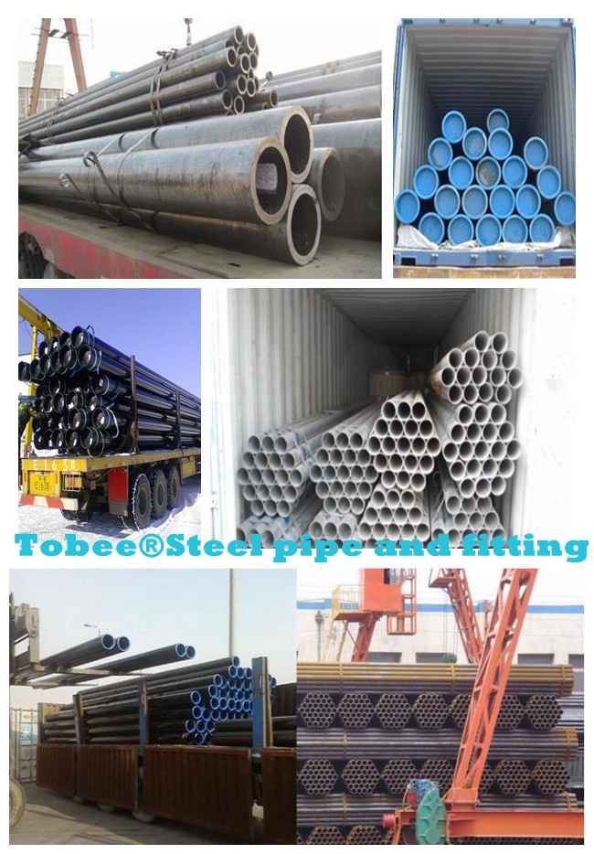 S235JR, S275JR, S355JR black round carbon steel welded pipe