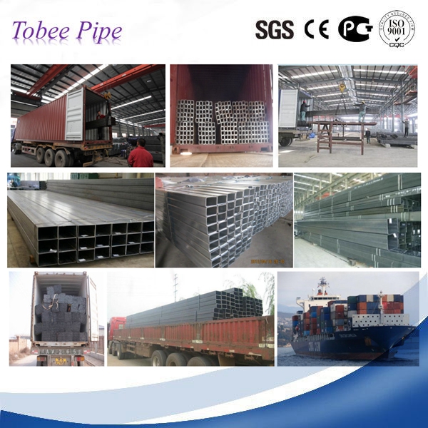 Tobee ® Hollow section structural rectangular galvanized square steel tubing