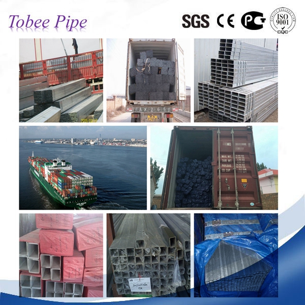 Tobee ® MS Q235 Q345B hollow section 50x50 square steel tubing